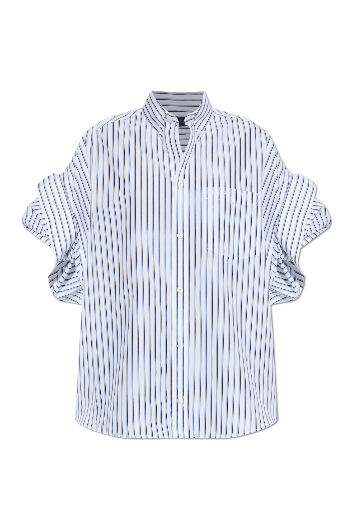 Balenciaga Oversized shirt with striped pattern | Women's | Vitkac